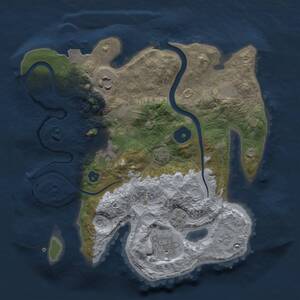 Thumbnail Rust Map: Procedural Map, Size: 2750, Seed: 853249604, 8 Monuments