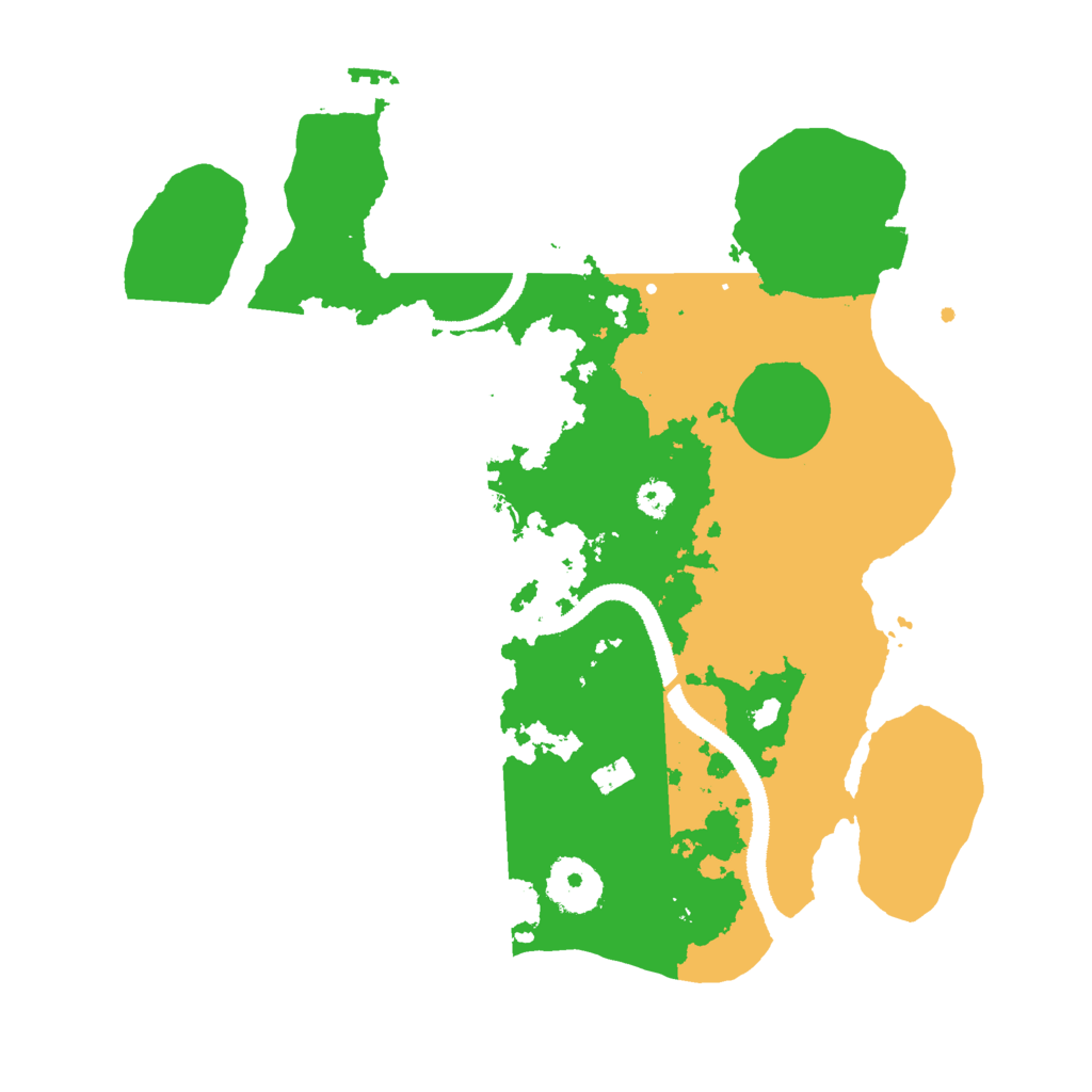 Biome Rust Map: Procedural Map, Size: 3000, Seed: 1523494959