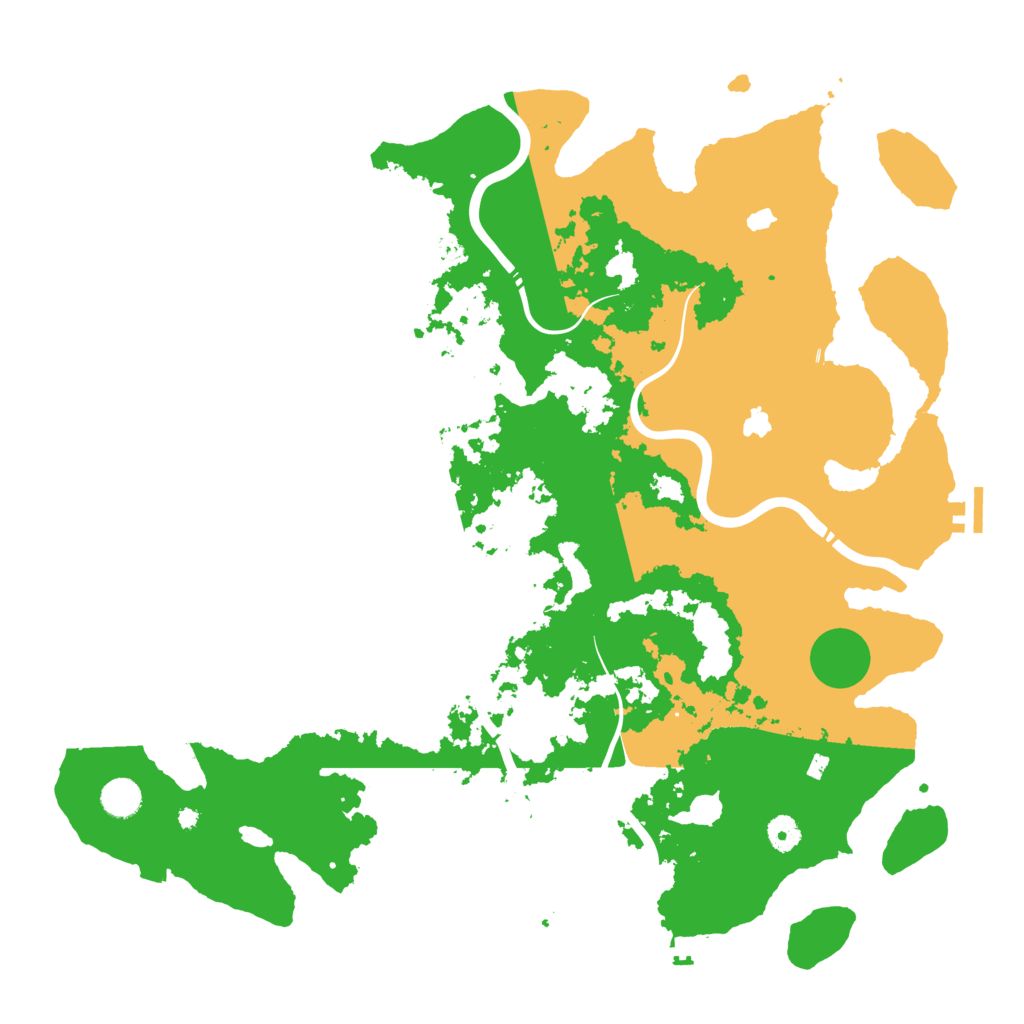Biome Rust Map: Procedural Map, Size: 4500, Seed: 8702815