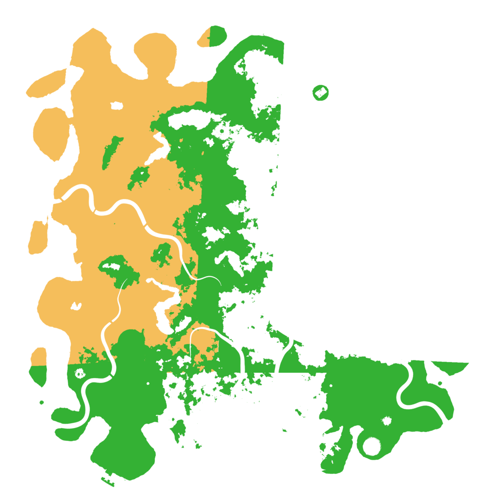 Biome Rust Map: Procedural Map, Size: 5000, Seed: 1333474671