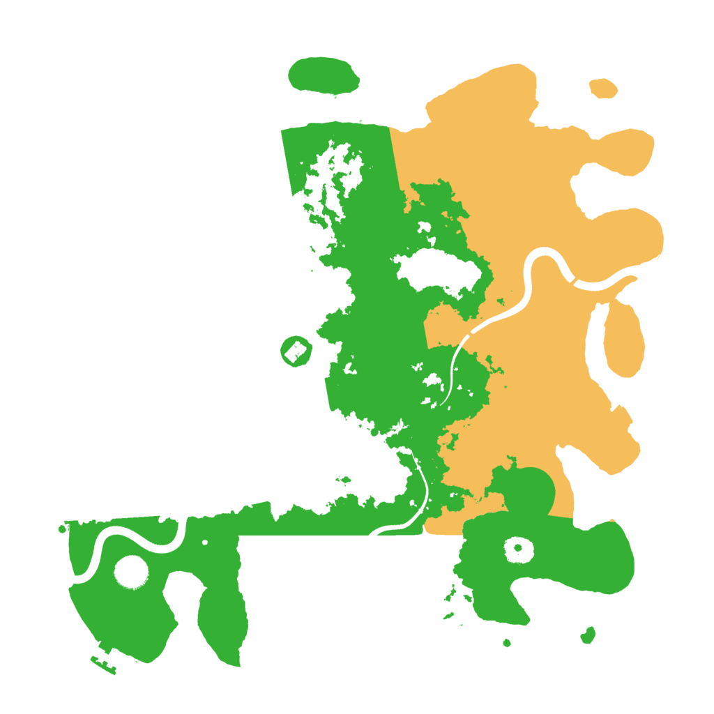 Biome Rust Map: Procedural Map, Size: 3750, Seed: 677953