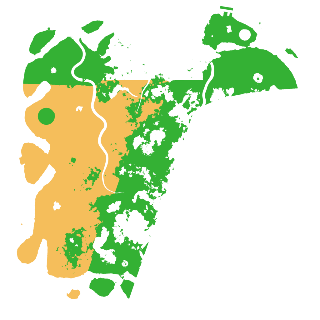 Biome Rust Map: Procedural Map, Size: 5000, Seed: 29039766