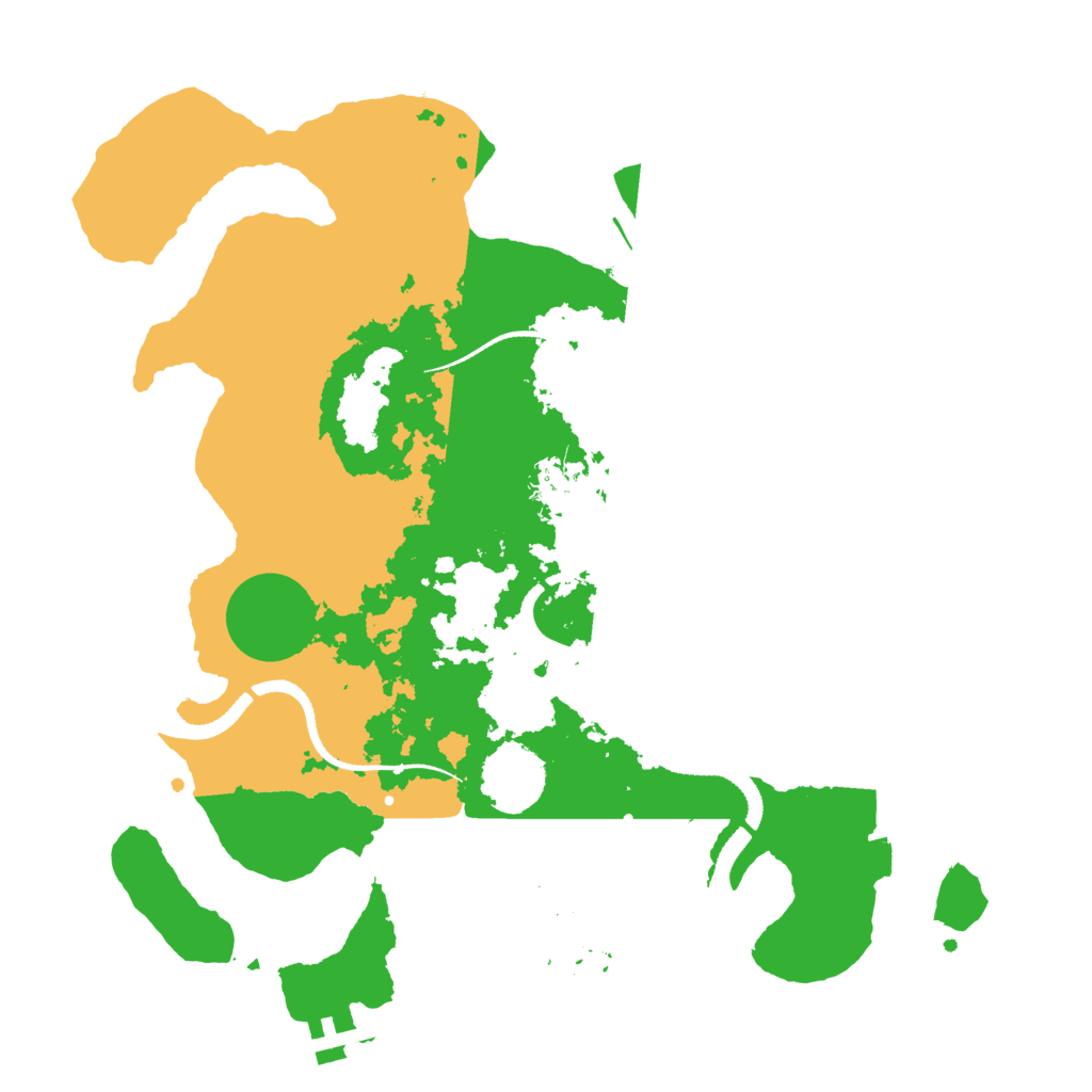 Biome Rust Map: Procedural Map, Size: 3264, Seed: 482002