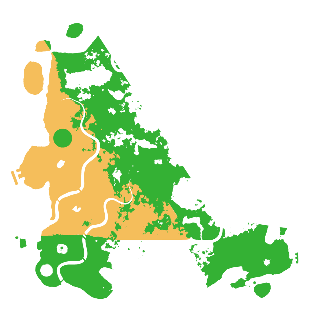 Biome Rust Map: Procedural Map, Size: 4500, Seed: 1481186163