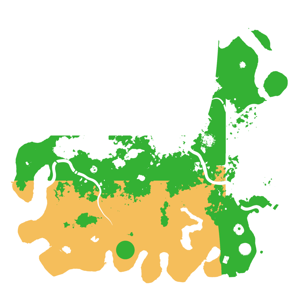 Biome Rust Map: Procedural Map, Size: 4300, Seed: 6202615