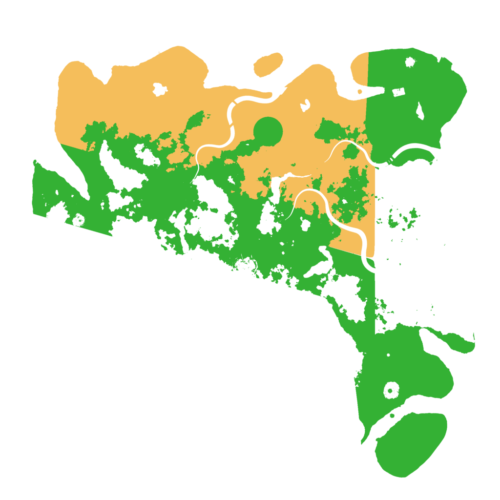 Biome Rust Map: Procedural Map, Size: 4500, Seed: 667486479