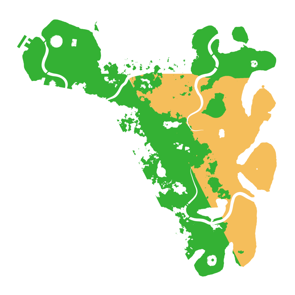 Biome Rust Map: Procedural Map, Size: 4250, Seed: 1086797931