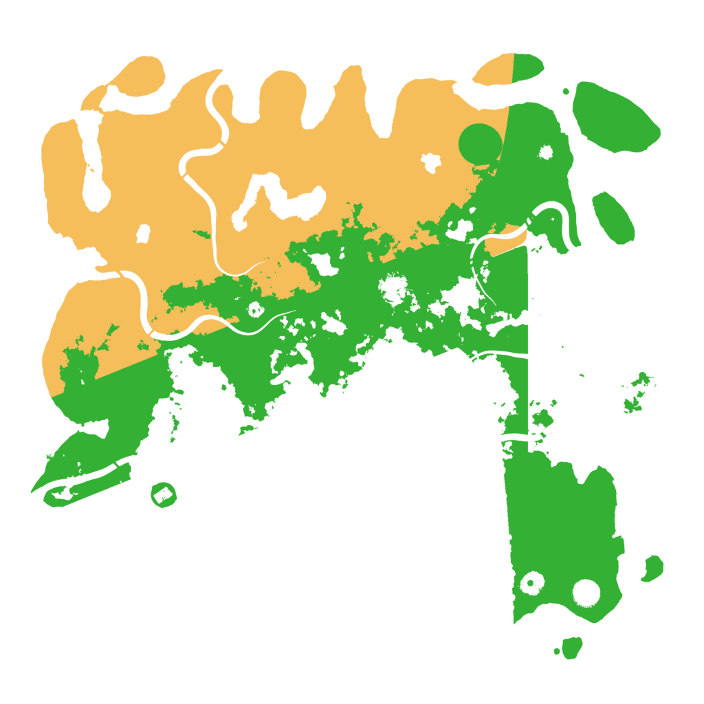 Biome Rust Map: Procedural Map, Size: 4500, Seed: 61082580