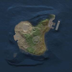 Thumbnail Rust Map: Procedural Map, Size: 1500, Seed: 1365459105, 3 Monuments