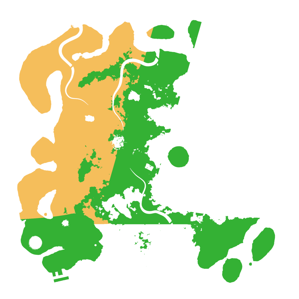 Biome Rust Map: Procedural Map, Size: 4000, Seed: 331769