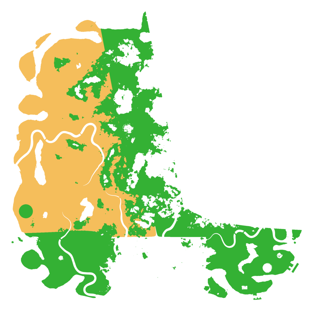 Biome Rust Map: Procedural Map, Size: 6000, Seed: 1459120977