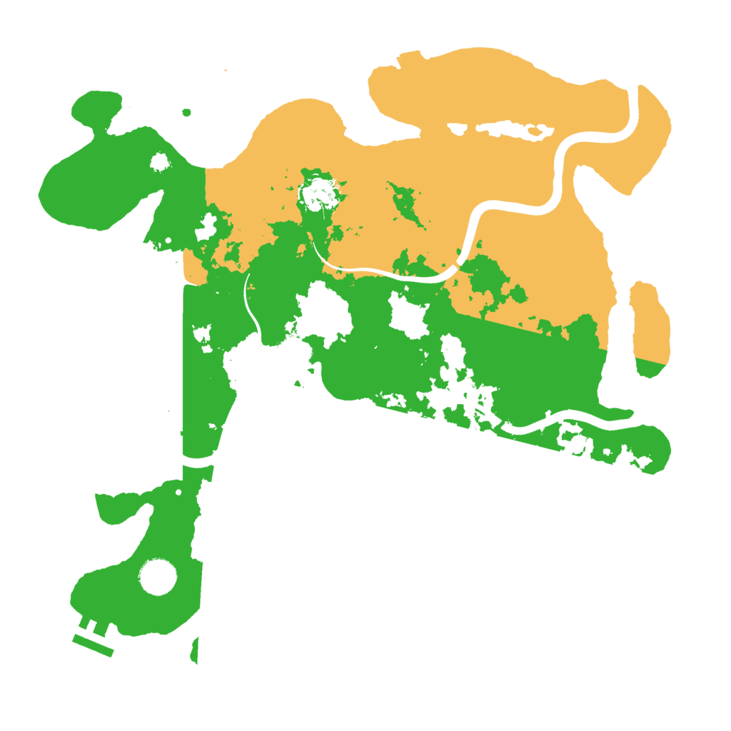 Biome Rust Map: Procedural Map, Size: 3500, Seed: 1238700156
