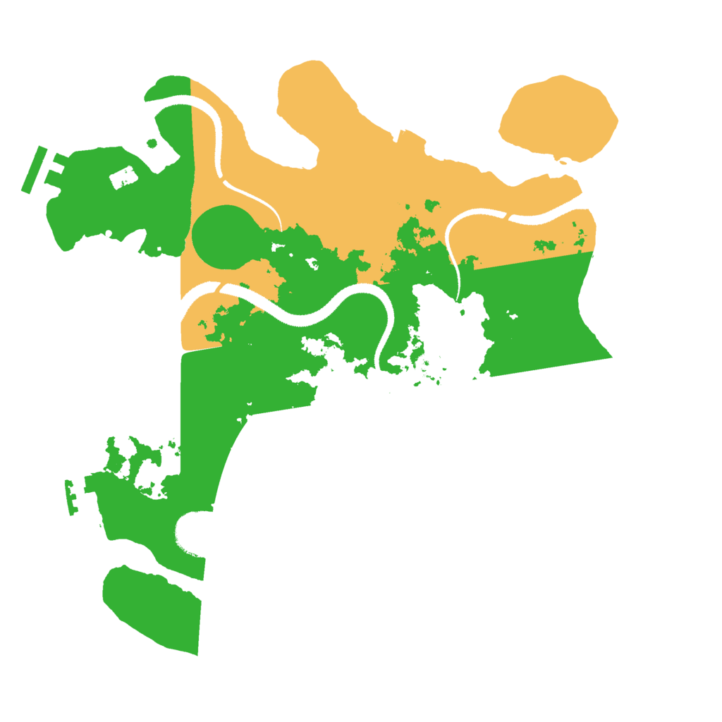 Biome Rust Map: Procedural Map, Size: 3000, Seed: 275517255