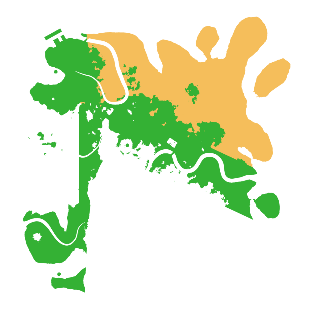 Biome Rust Map: Procedural Map, Size: 3500, Seed: 1260291705