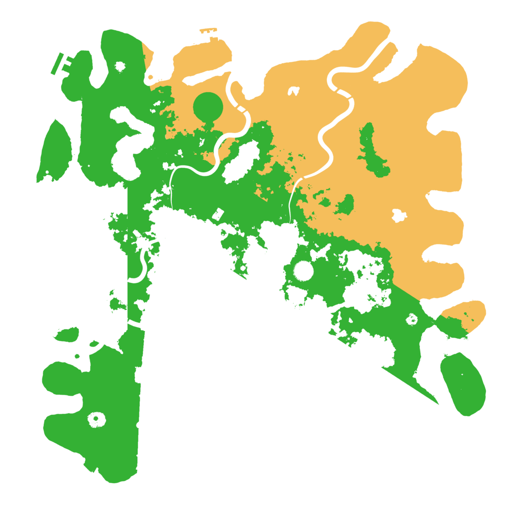 Biome Rust Map: Procedural Map, Size: 4500, Seed: 1610899211