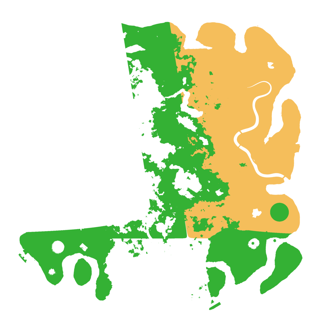 Biome Rust Map: Procedural Map, Size: 4500, Seed: 483414
