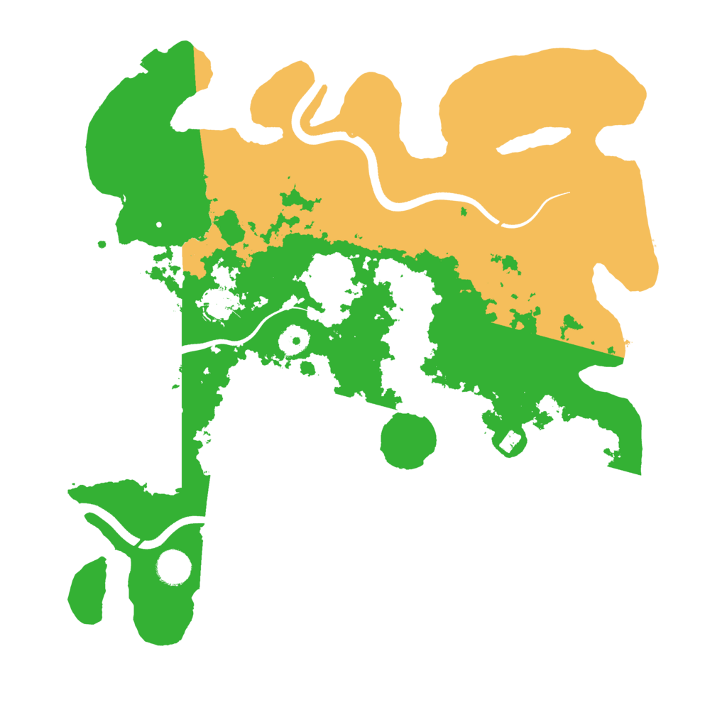Biome Rust Map: Procedural Map, Size: 3700, Seed: 365122662