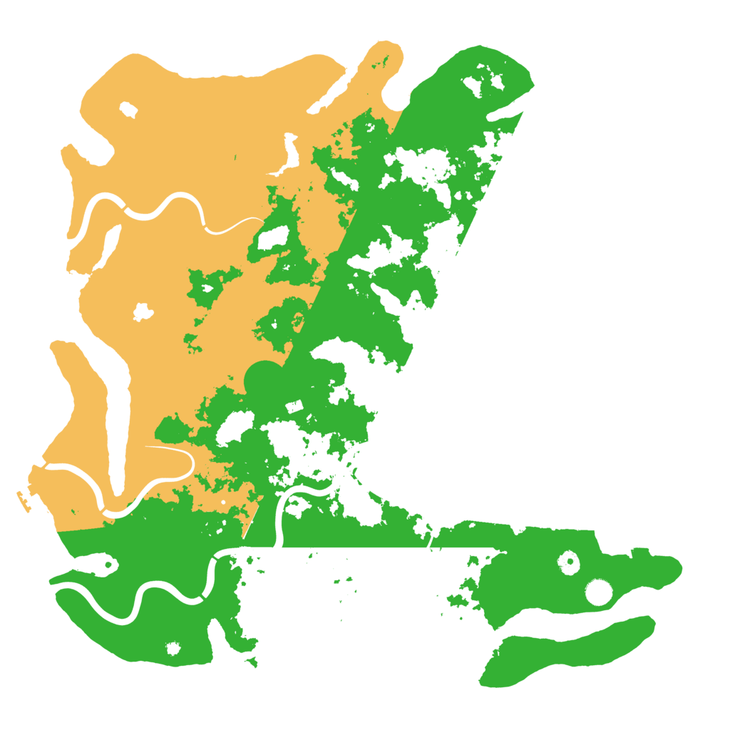 Biome Rust Map: Procedural Map, Size: 4800, Seed: 490385549