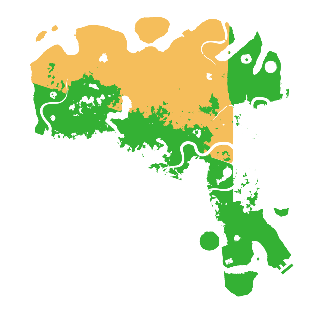 Biome Rust Map: Procedural Map, Size: 4500, Seed: 860293