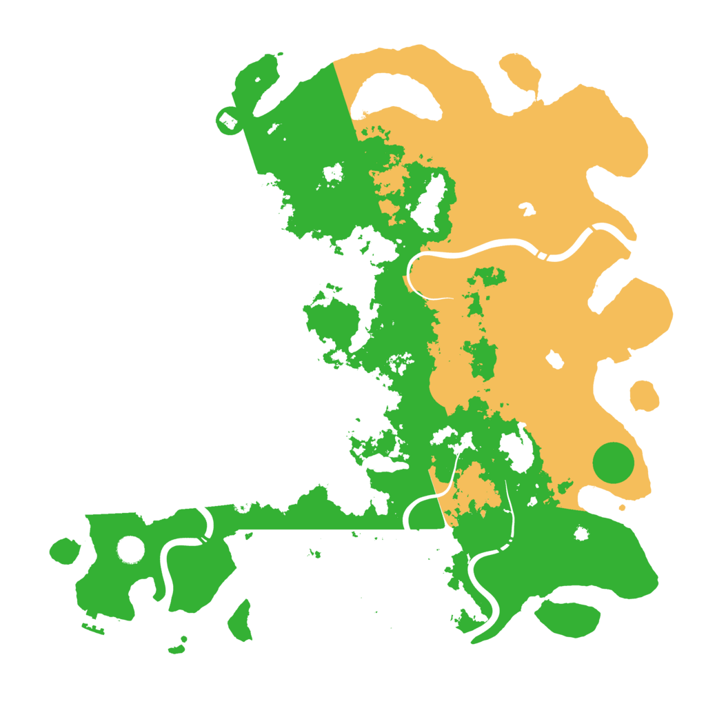 Biome Rust Map: Procedural Map, Size: 4500, Seed: 775167622