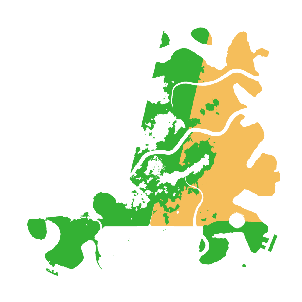 Biome Rust Map: Procedural Map, Size: 3500, Seed: 252742468