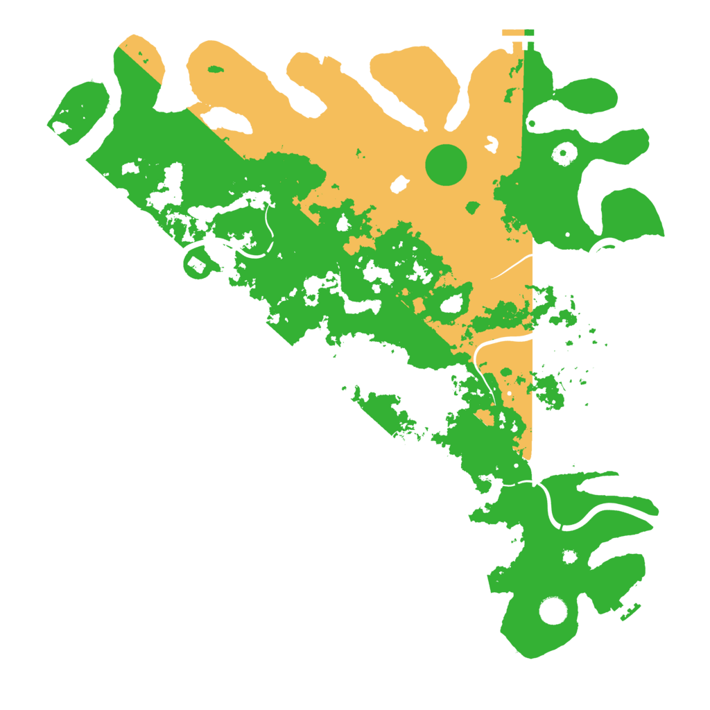 Biome Rust Map: Procedural Map, Size: 4500, Seed: 15672
