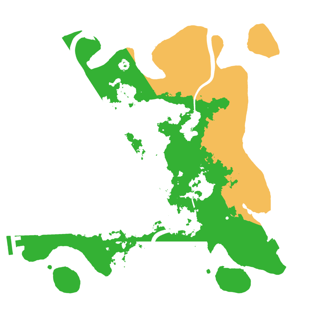 Biome Rust Map: Procedural Map, Size: 3000, Seed: 2019855