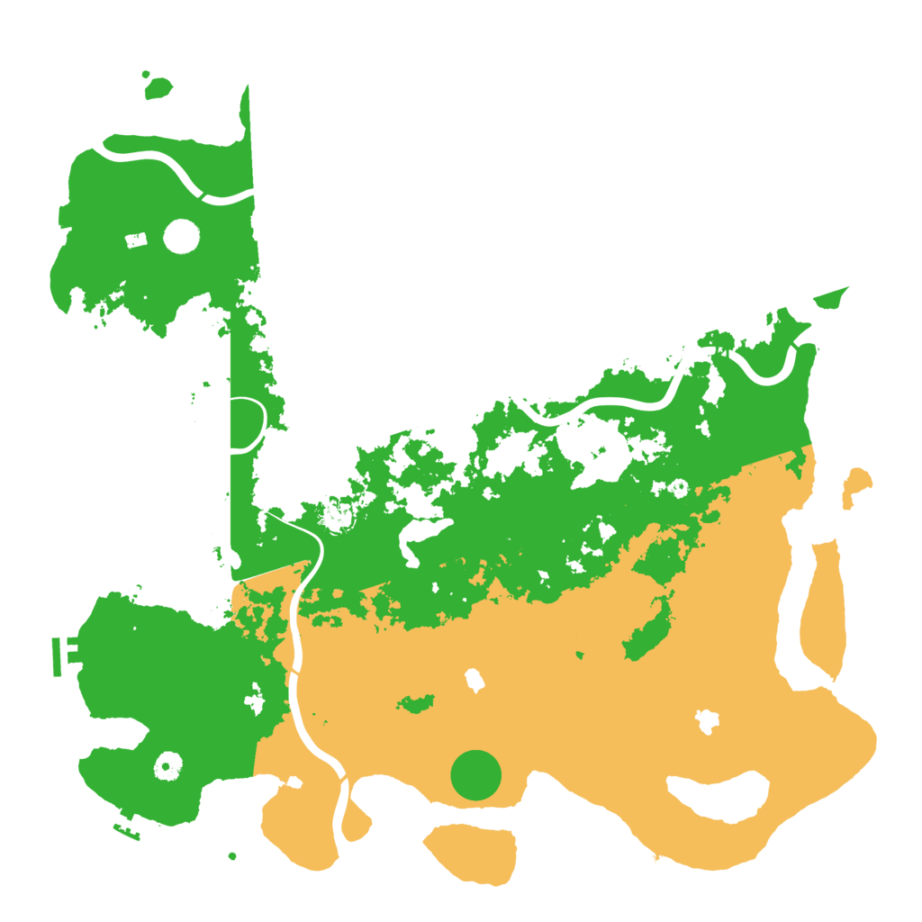 Biome Rust Map: Procedural Map, Size: 4800, Seed: 517155656