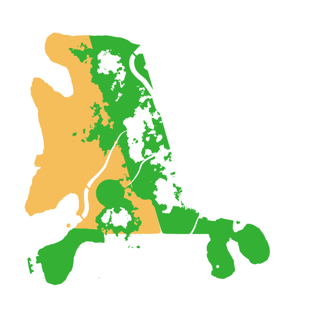 Biome Rust Map: Procedural Map, Size: 3000, Seed: 2019657655