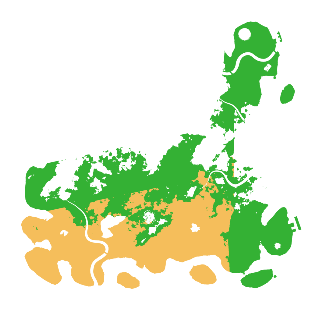 Biome Rust Map: Procedural Map, Size: 4500, Seed: 985591176