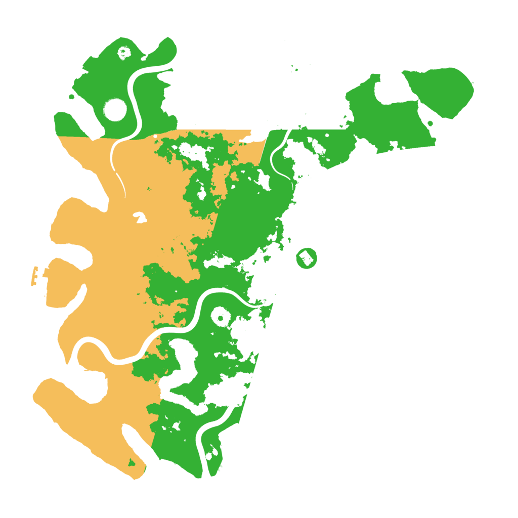 Biome Rust Map: Procedural Map, Size: 4000, Seed: 306410
