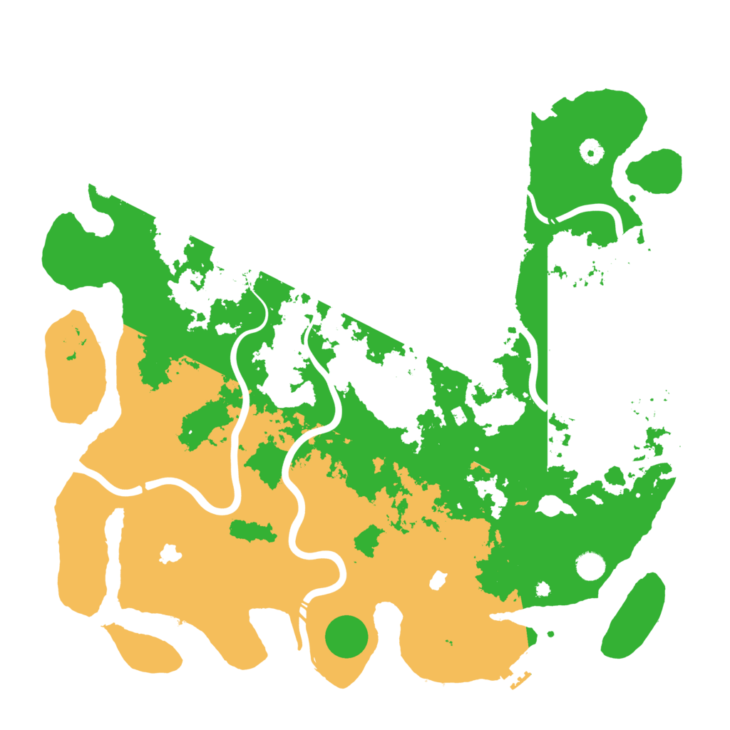 Biome Rust Map: Procedural Map, Size: 4500, Seed: 884075