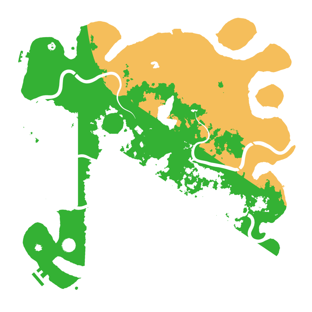 Biome Rust Map: Procedural Map, Size: 4000, Seed: 488526