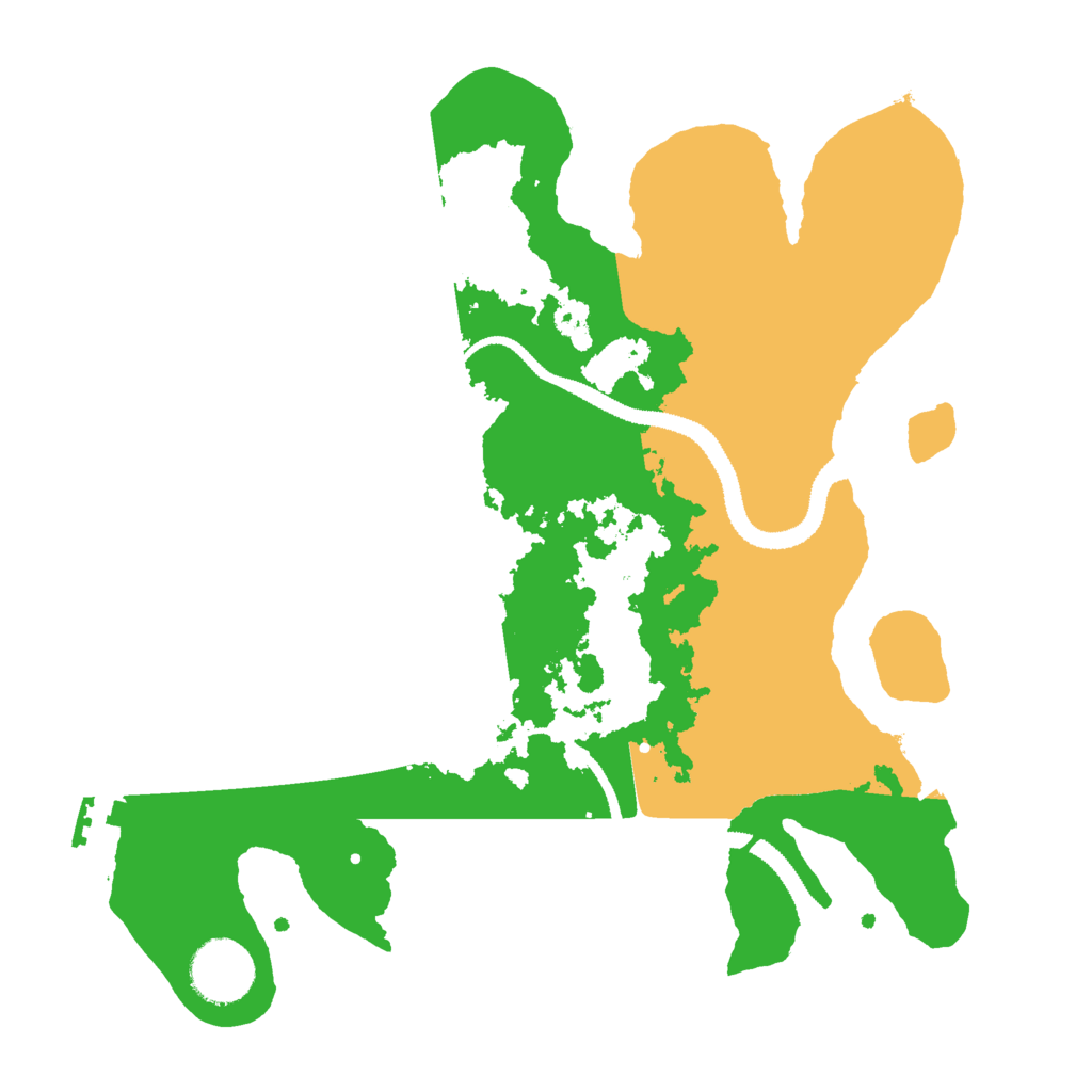 Biome Rust Map: Procedural Map, Size: 3000, Seed: 1558359102