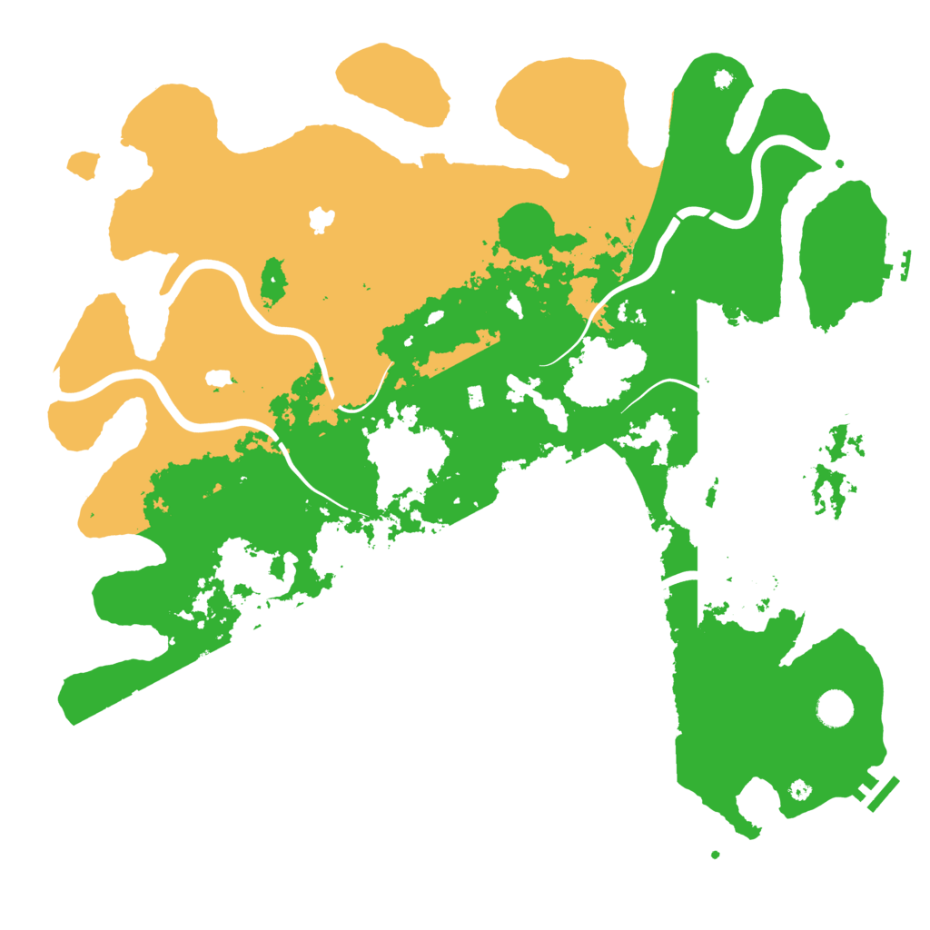Biome Rust Map: Procedural Map, Size: 4500, Seed: 214897