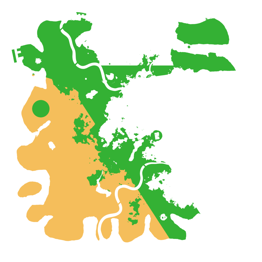 Biome Rust Map: Procedural Map, Size: 4000, Seed: 945108