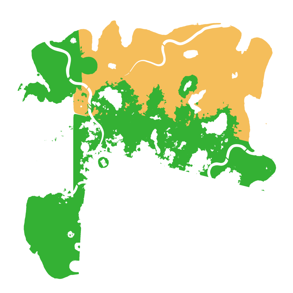 Biome Rust Map: Procedural Map, Size: 4500, Seed: 55488927
