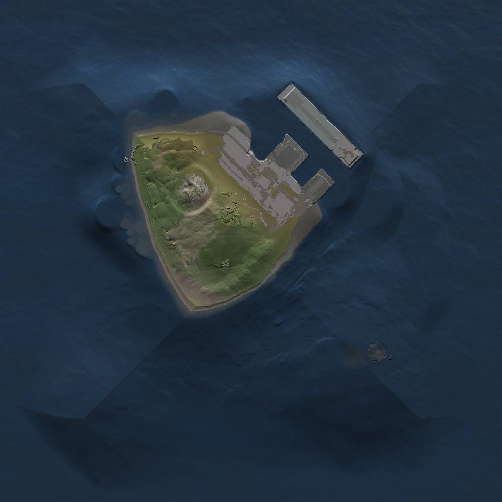 Rust Map: Procedural Map, Size: 1000, Seed: 1906502747, 2 Monuments