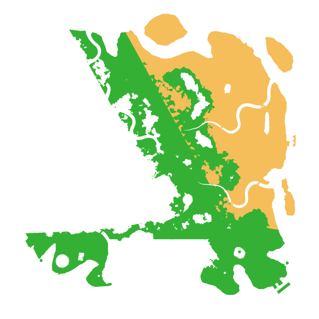 Biome Rust Map: Procedural Map, Size: 4250, Seed: 51241585