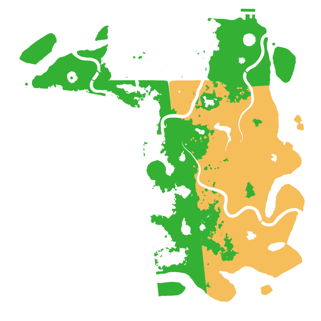 Biome Rust Map: Procedural Map, Size: 4500, Seed: 1872858438