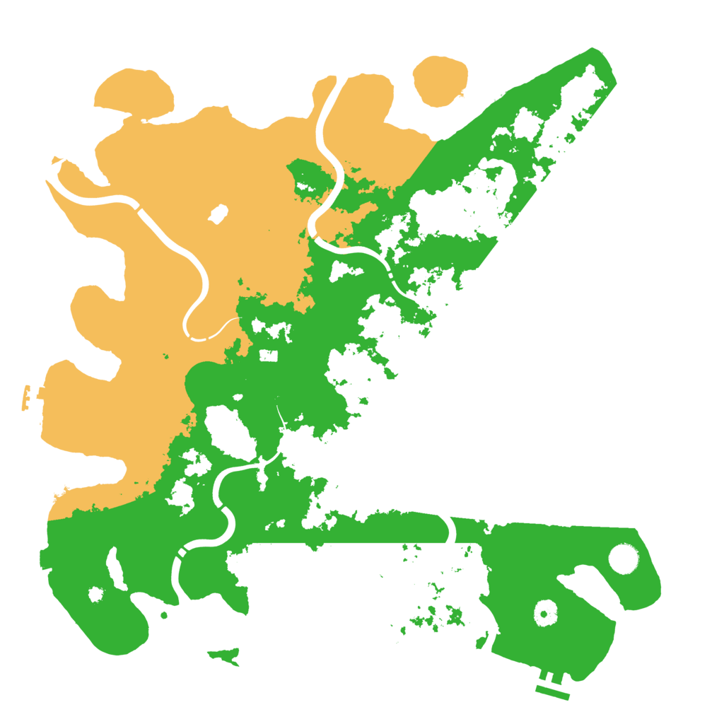 Biome Rust Map: Procedural Map, Size: 4250, Seed: 13806