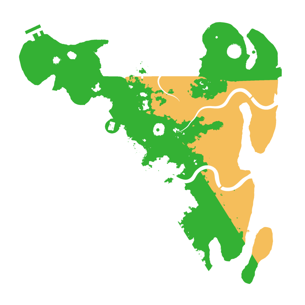 Biome Rust Map: Procedural Map, Size: 3750, Seed: 682025