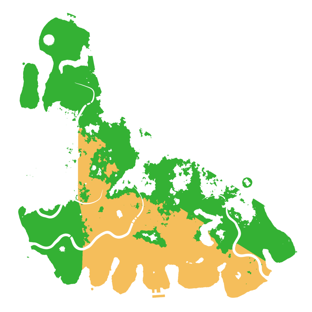 Biome Rust Map: Procedural Map, Size: 5000, Seed: 754859044