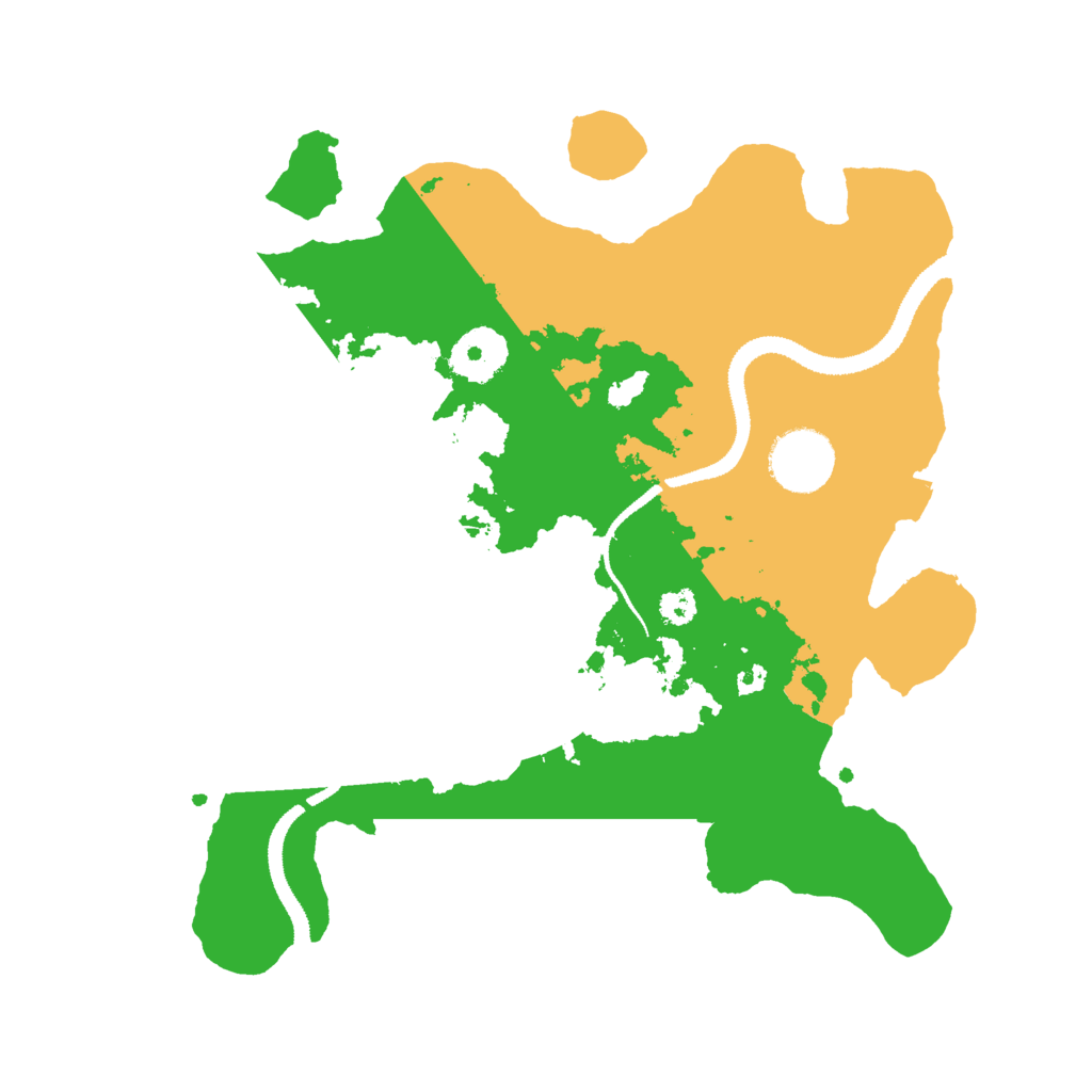 Biome Rust Map: Procedural Map, Size: 3000, Seed: 100080056