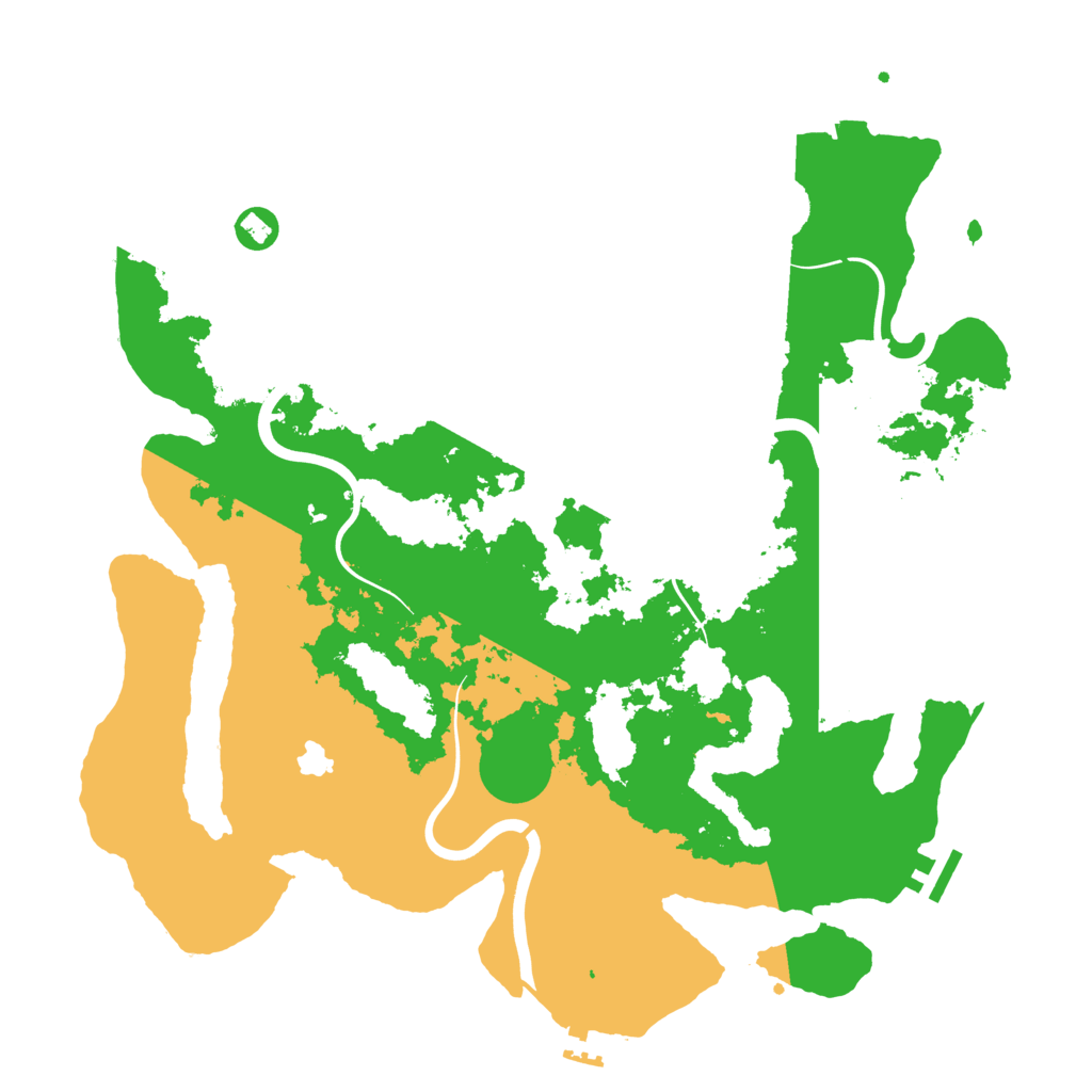 Biome Rust Map: Procedural Map, Size: 4000, Seed: 993061680