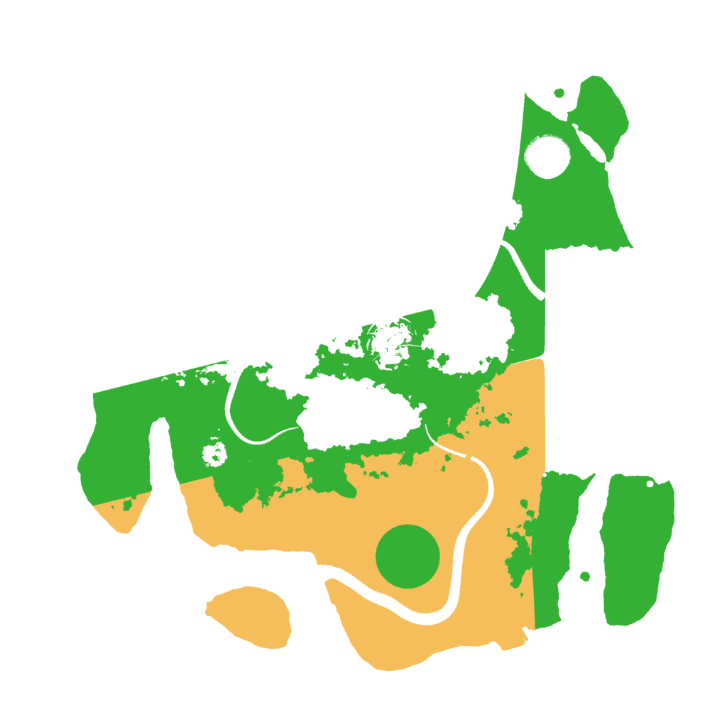 Biome Rust Map: Procedural Map, Size: 3000, Seed: 98000870