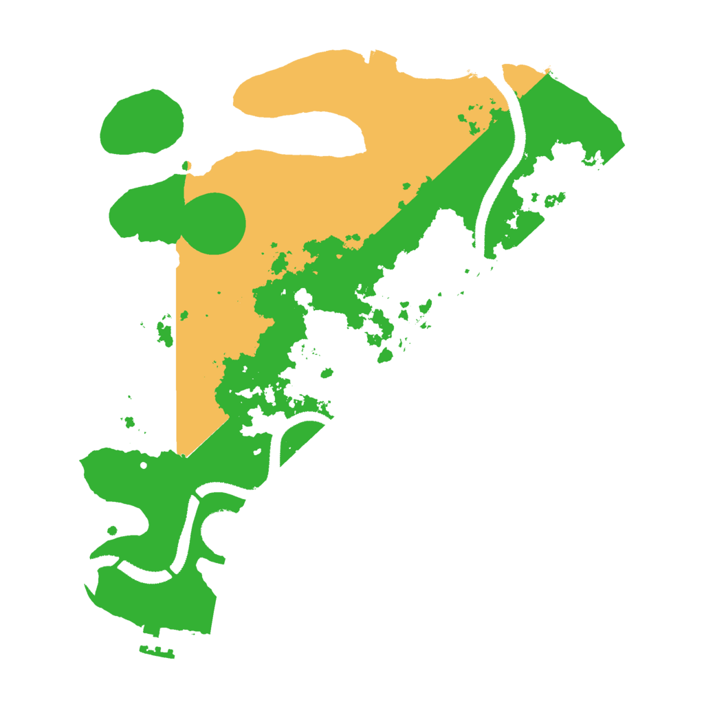 Biome Rust Map: Procedural Map, Size: 3000, Seed: 148413125