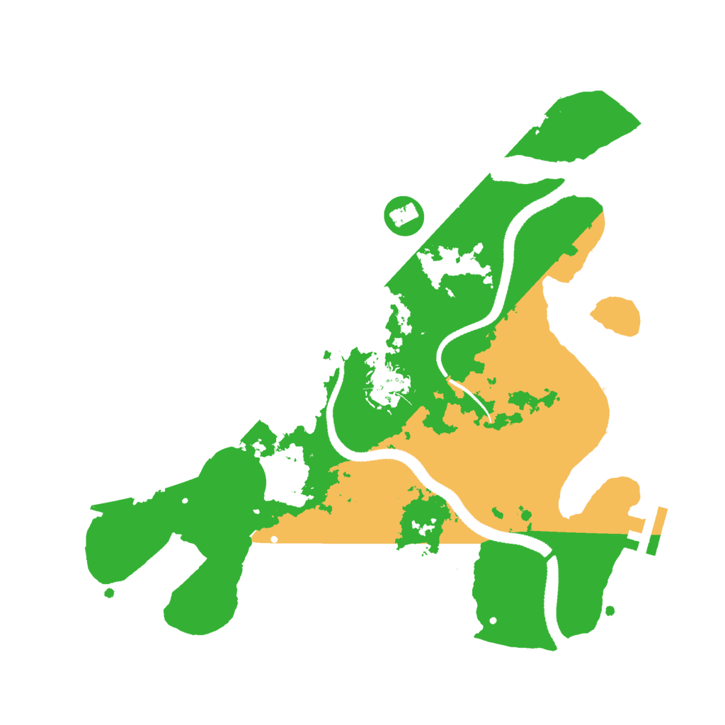 Biome Rust Map: Procedural Map, Size: 3000, Seed: 415774