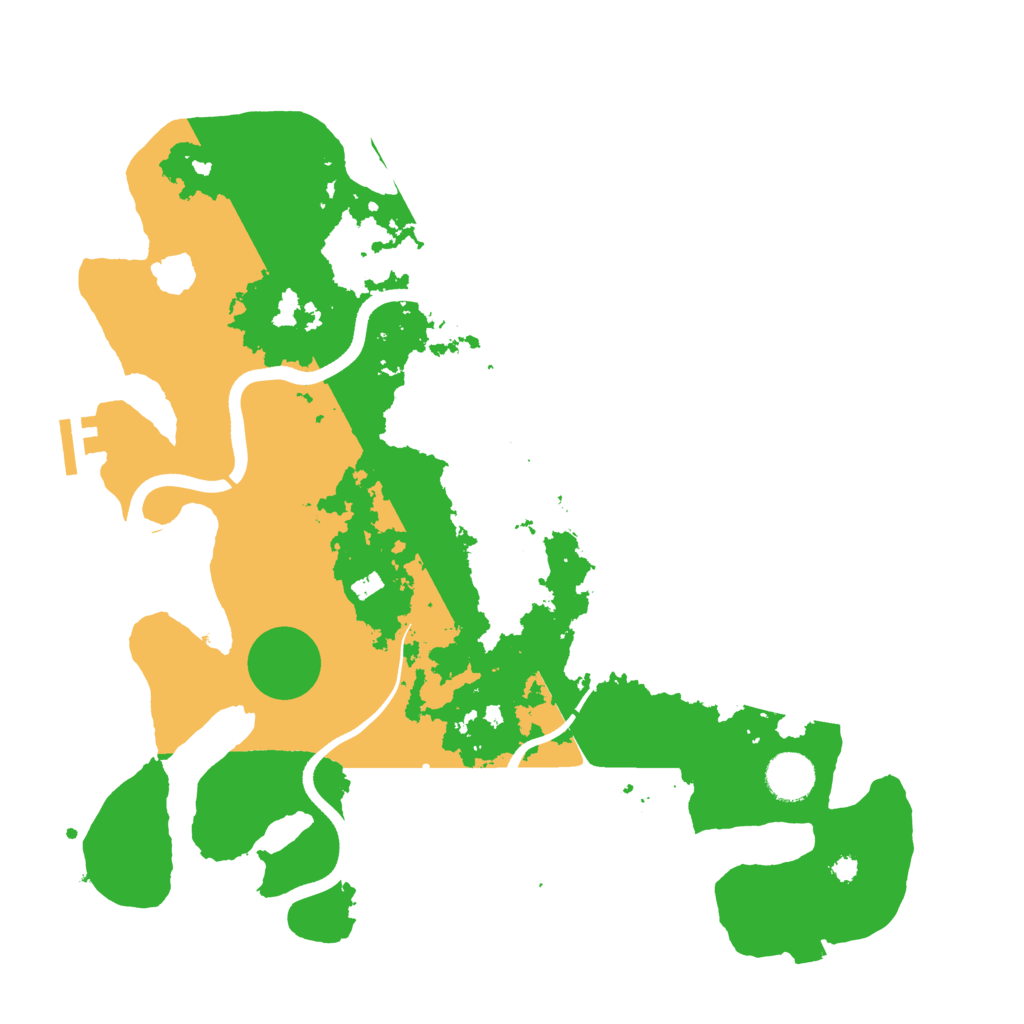 Biome Rust Map: Procedural Map, Size: 3700, Seed: 1867664280