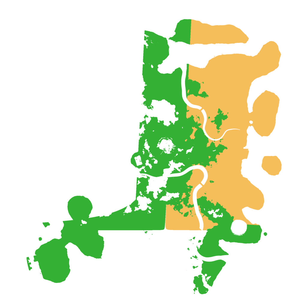 Biome Rust Map: Procedural Map, Size: 3500, Seed: 749497235